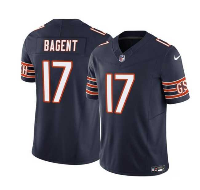 Men & Women & Youth Chicago Bears #17 Tyson Bagent Navy 2023 F.U.S.E. Vapor Untouchable Limited Football Stitched Jersey,We sell and wholesale Men & Women & Youth Chicago Bears #17 Tyson Bagent Navy 2023 F.U.S.E. Vapor Untouchable Limited Football Stitched Jersey on line form chian!